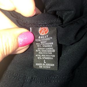 Bally Black Capri Leggings
